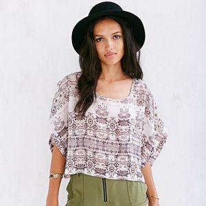 Sparkle and Fade UO Silk Square Top
